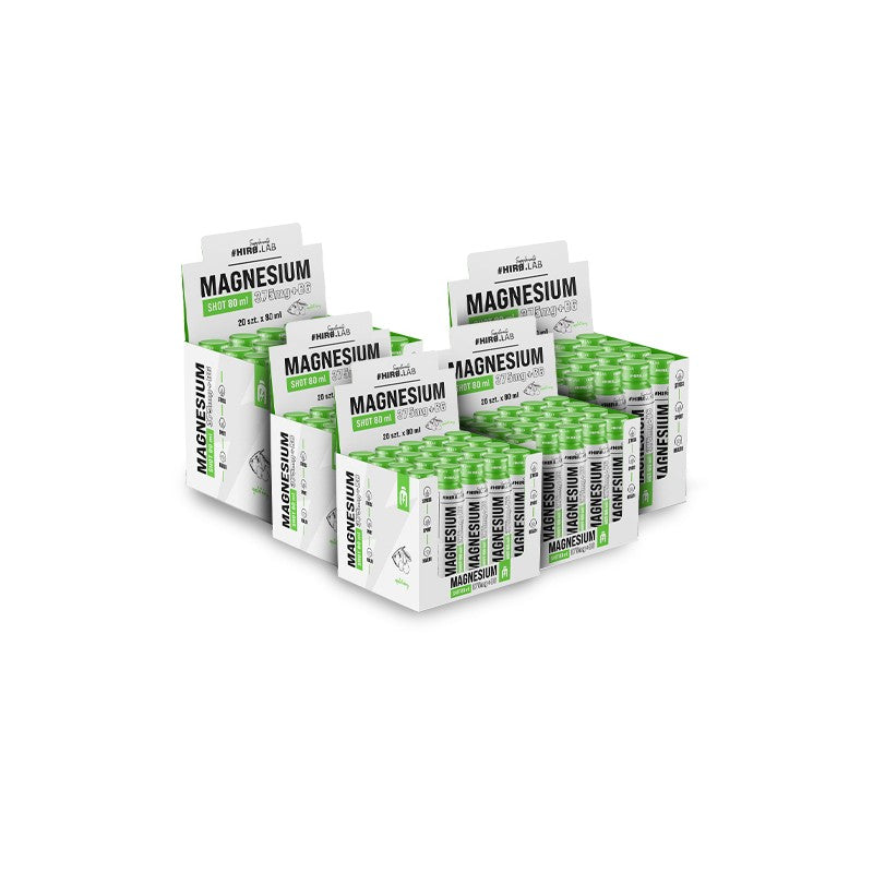 Magnesium + B6 Shot - 80ml - Apple & Cherry (100 shots + 20 FREE)