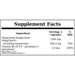 Magnesium Glycinate - 120vcaps.