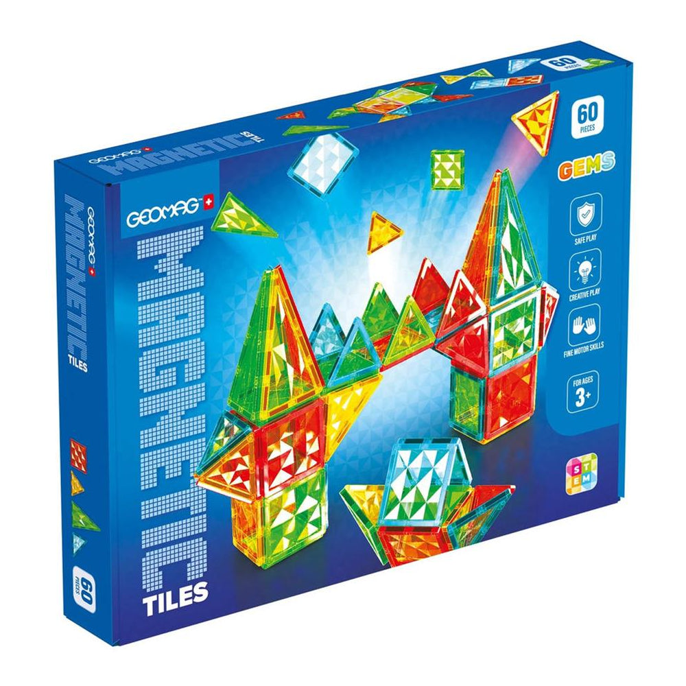 Magnetic Tiles Gems 60 Teile