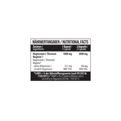 Magtein® Magnesium L-Threonate 1000 mg 60 Kapseln