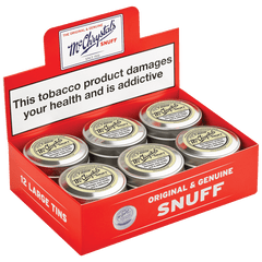 Mc Chrystal`s - Snuff - Display - 12 x 10g - Large