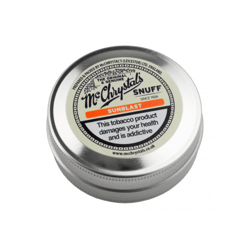 Mc Chrystal`s - Sunblast Snuff - Display - 12 x 8.75g