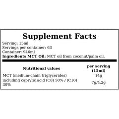 Mct Oil - 946ml