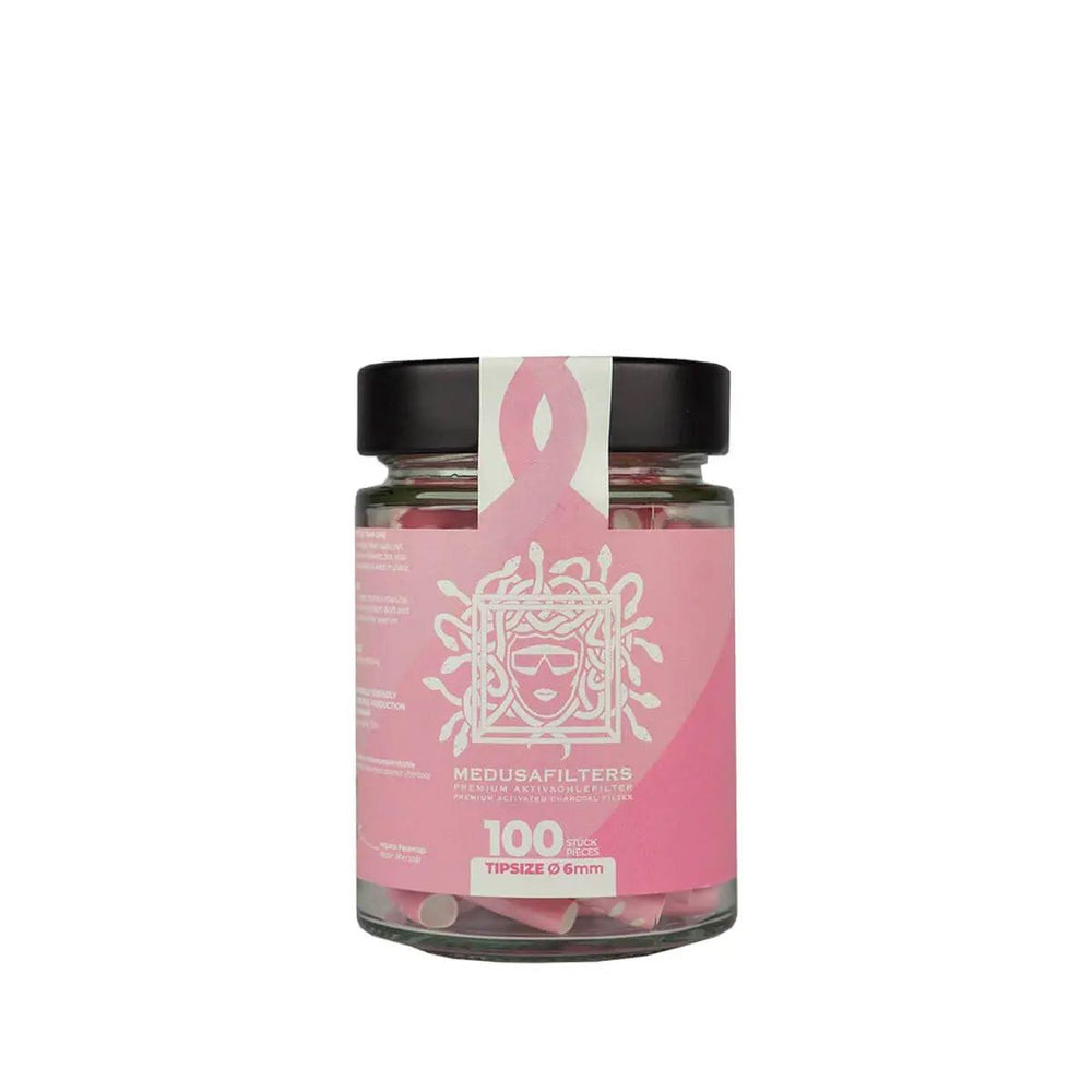 Medusa Rosé - Aktivkohlefilter, Glas - 100Stk.