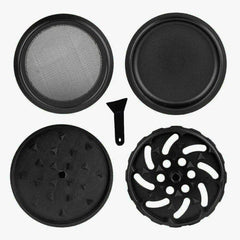 MedusaFilters - Keramik Spike Grinder - Black - 64mm - 4 Part