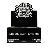 MedusaFilters - Medusa Rolls - King Size Slim - 5 Meter - unbleached - Display - 24 Stück