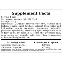 Mega Arginine - 140caps