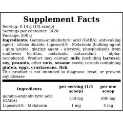 Melatonin 5 Liposovit + GABA - 200g