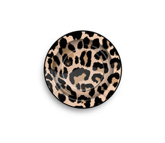 Metal Ashtray - 135mm - Leopard metallic - Display - 6 Stück