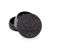 Metal Grinder - 40mm - 3 Layers - Black - High As Fuck - Display - 6 Stück
