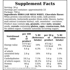 Milk Whey - 700g - Chocolate