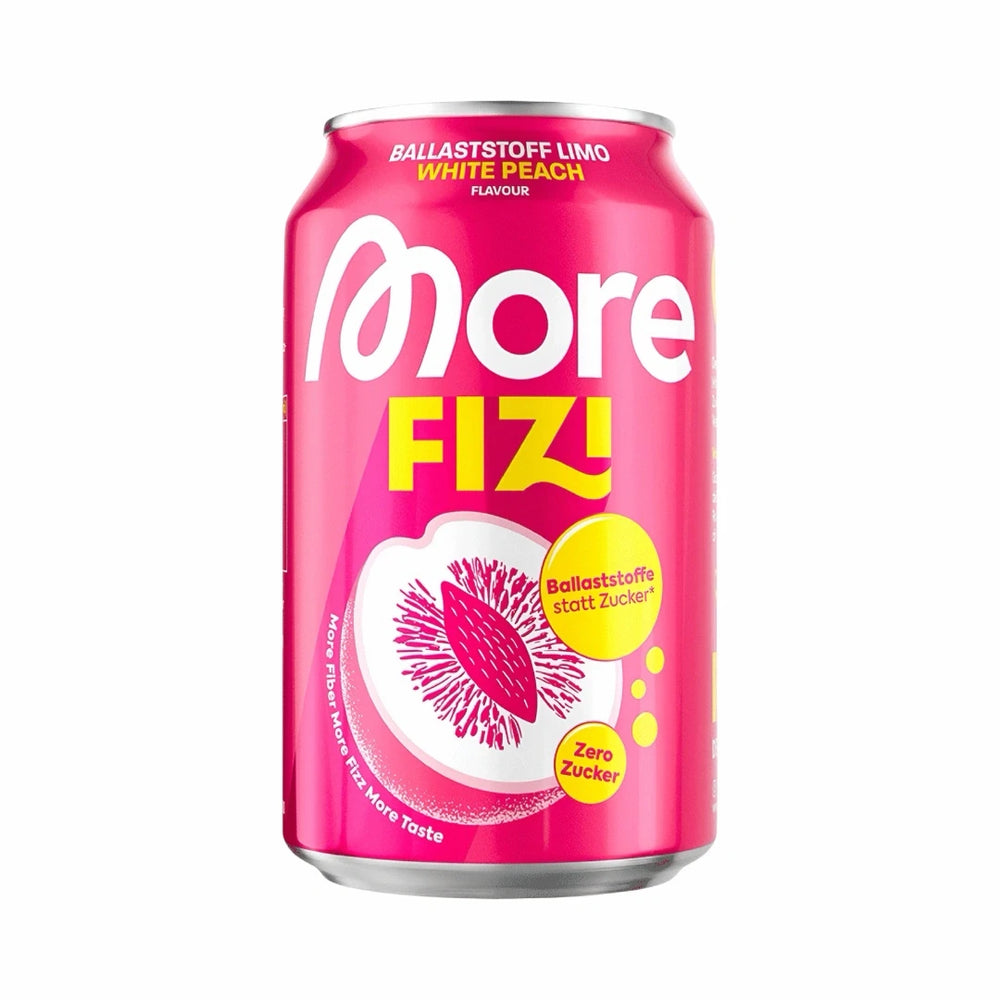 MORE FIZI - White Peach 330ml (DPG)