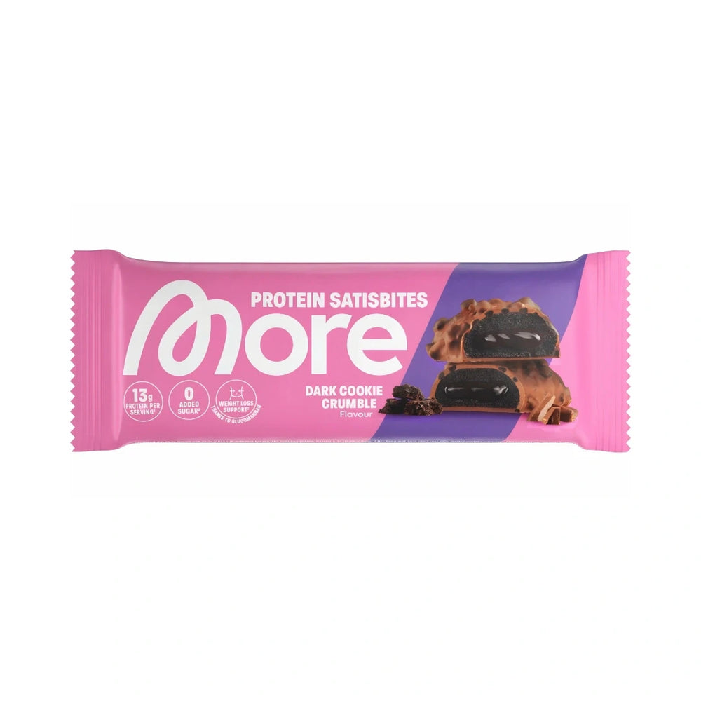 More Protein Satisbites Dark Cookie Crumble 2x25g