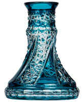 Moze x Caesar Crystal Steckbowl - Fan Cut - Blue