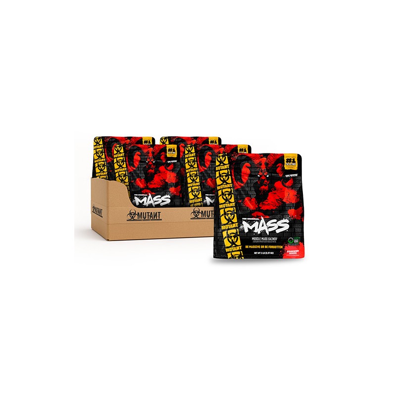 Mutant Mass - 2270g - Strawberry Banana x6
