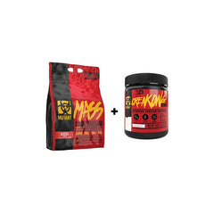Mutant Mass - 6800g - Strawberry - Banana + CreaKong CX8 - 249g - Natural