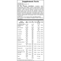 N1 PreWorkout - 255g - BlackCurrant