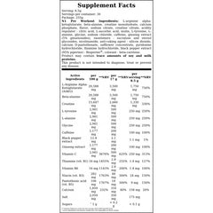 N1 PreWorkout - 255g - Tropical Candy x12