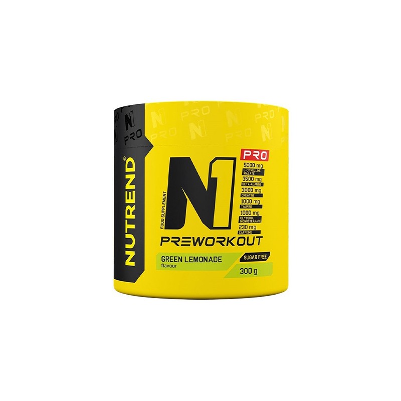 N1 PRO PreWorkout - 300g - Green Lemon