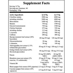 Napalm Pre-Contest Pumped - 350g - Cherry Lemon x12