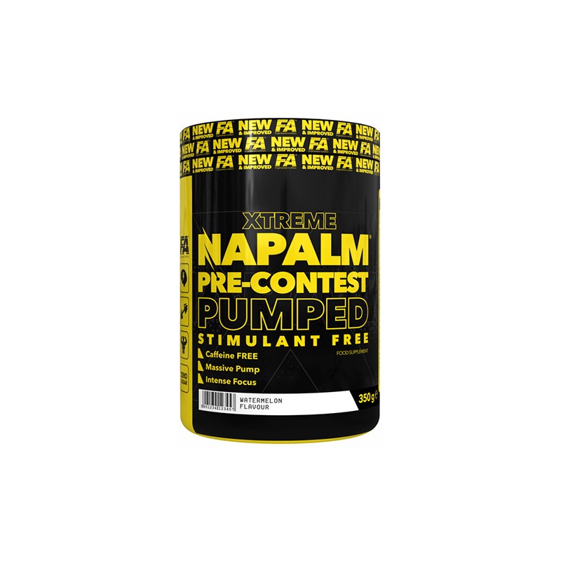 Xtreme Napalm Pre-Contest Pumped Stimulant Free - 350g - Dragon Fruit