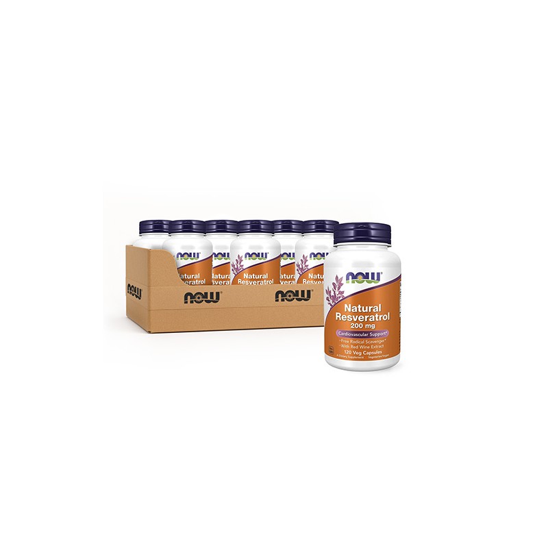 Natural Resveratrol 200mg - 120vcaps x12