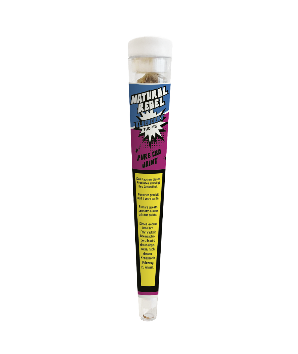 Natural Rebel Pre Rolled - Blueberry