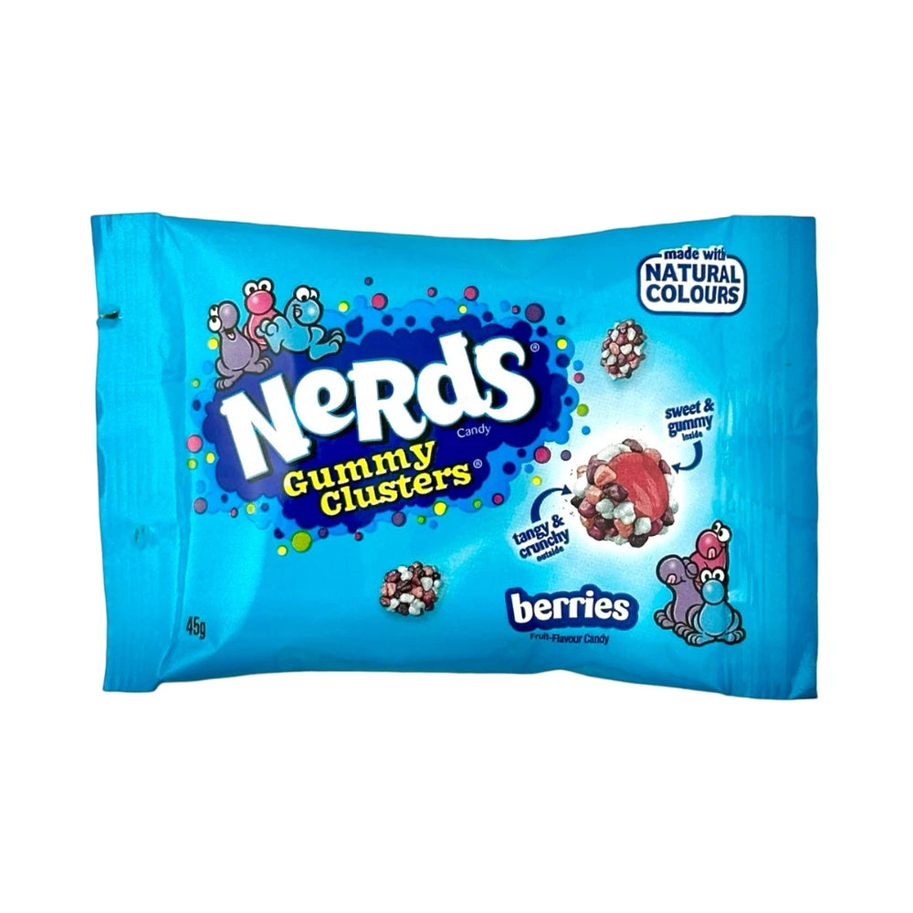 Nerds Gummy Cluster - Berries Blue Bag 45g