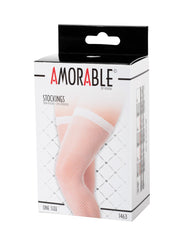 Amorable by Rimba - Netzstrümpfe - One Size - Rot