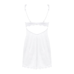 OB Amor Blanco underwire chemise & thong white