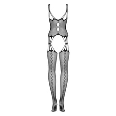 OB Bodystocking G321 black Size Plus