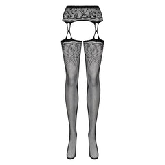 OB Garter stockings S206 black