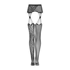 OB Garter stockings S821 black