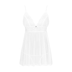 OB Heavenlly babydoll & thong white