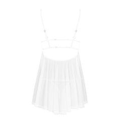 OB Heavenlly babydoll & thong white