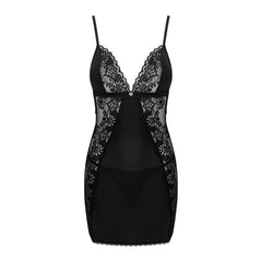 OB Maderris chemise & thong black