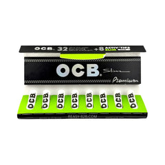OCB Schwarz Premium Slim + 8 Activ Tips