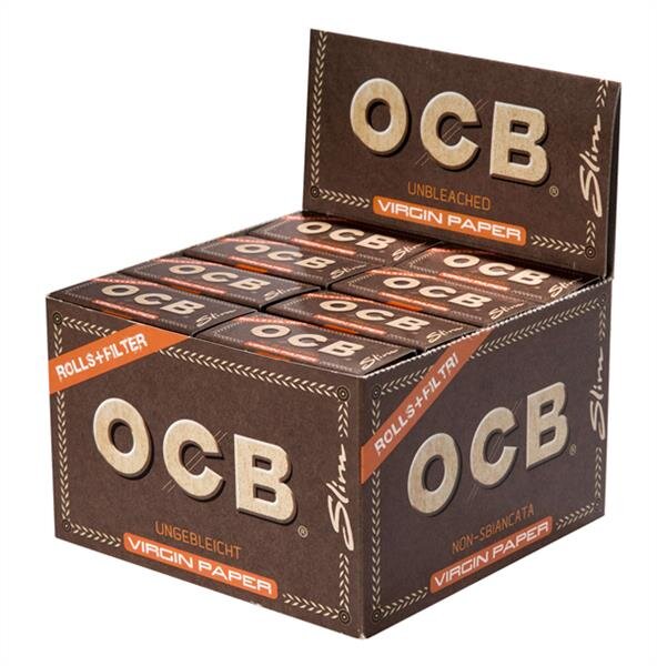 OCB - Virgin Slim Rolls + Tips - Display - 24 Stück