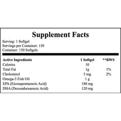Omega-3 Fish Oil - 150softgels - Lemon