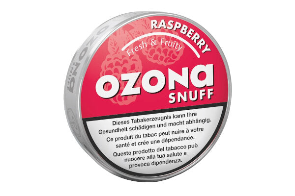 Ozona - Raspberry Snuff - Display - 10 x 6g