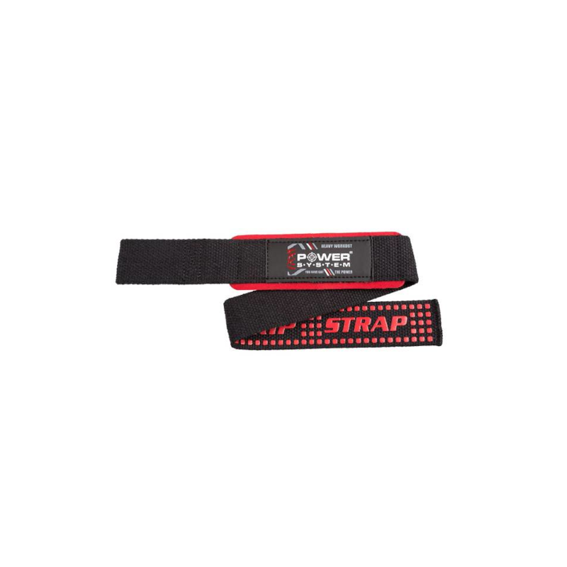Paski Treningowe - XTR Grip Straps - Black/Red