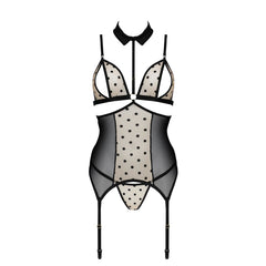 PE Dominica corset & thong beige