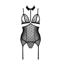 PE Dominica corset & thong black