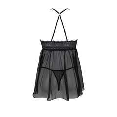 PE ECO Kerria chemise & thong black