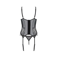 PE ECO Leafa corset & thong black