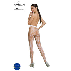 PE ECO Strumpfhose ouvert S007 white