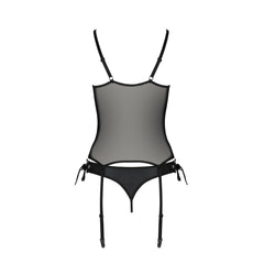 PE Nessy corset & thong black