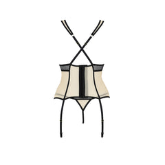 PE Viena corset & thong beige