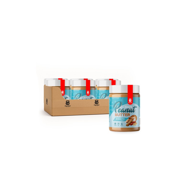 Peanut Butter 100% - 1000g - Smooth x6
