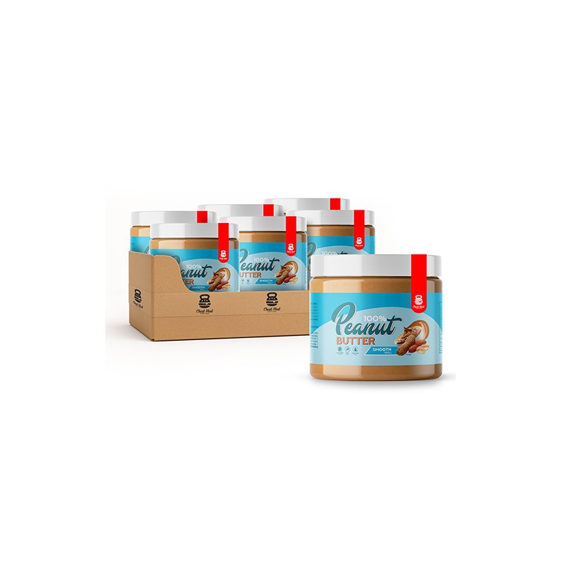 Peanut Butter 100% Peanut - 500g - Smooth x12